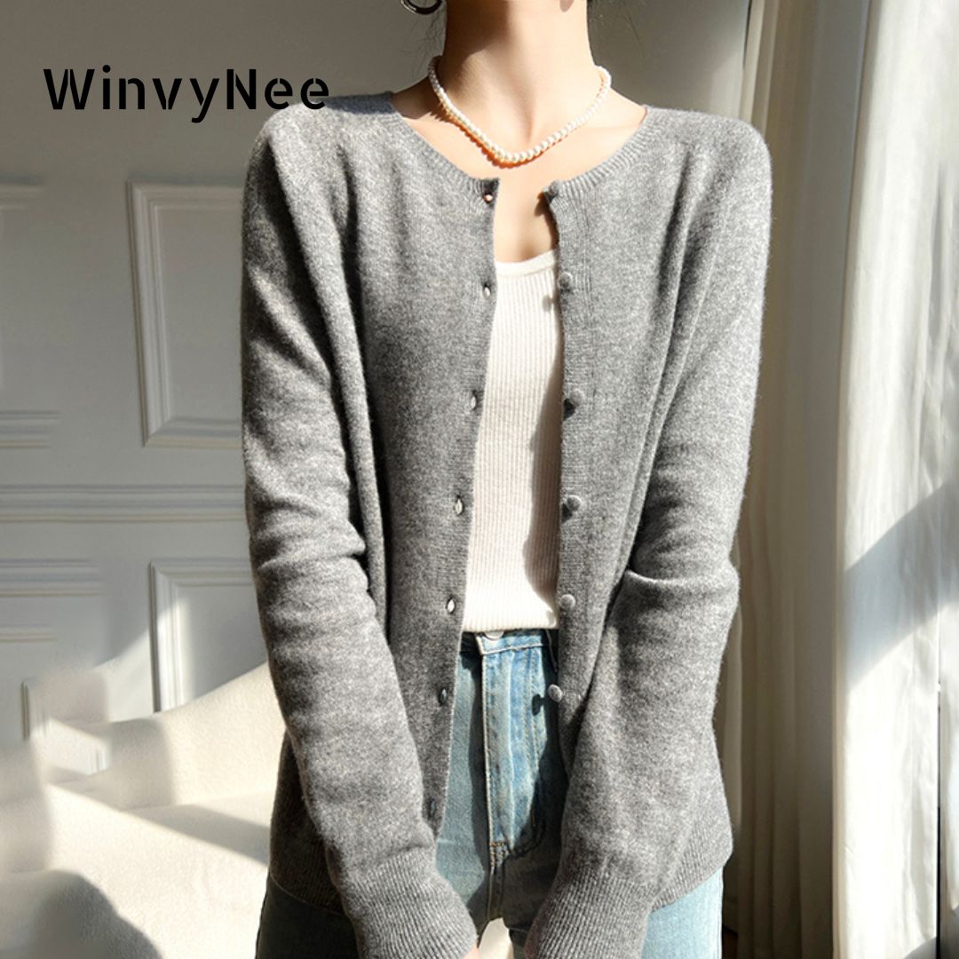 Wool Coat Peacoat - WinvyNee 2024 New Trend Women's Wool