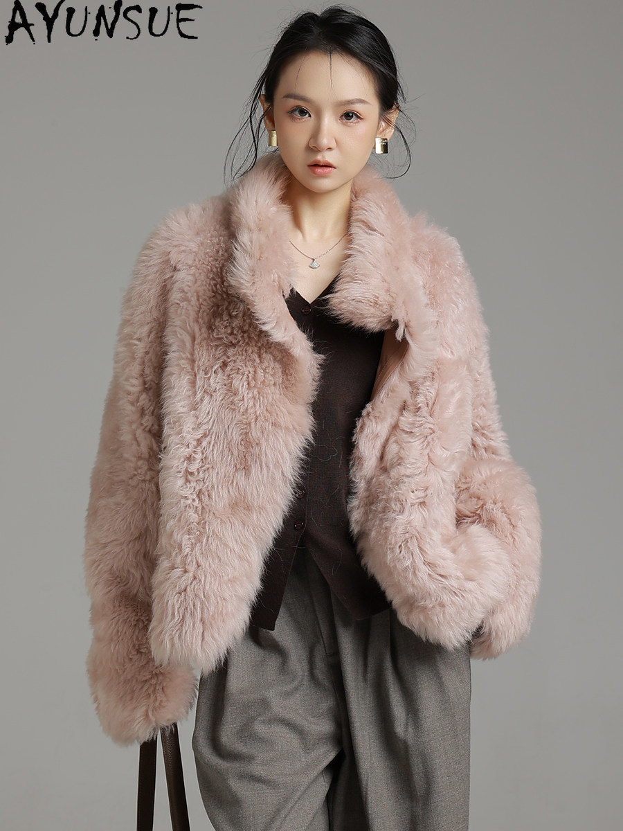 AYUNSUE Natural Tuscany Sheeps - đánh giá và giá Wool Coat Peacoat