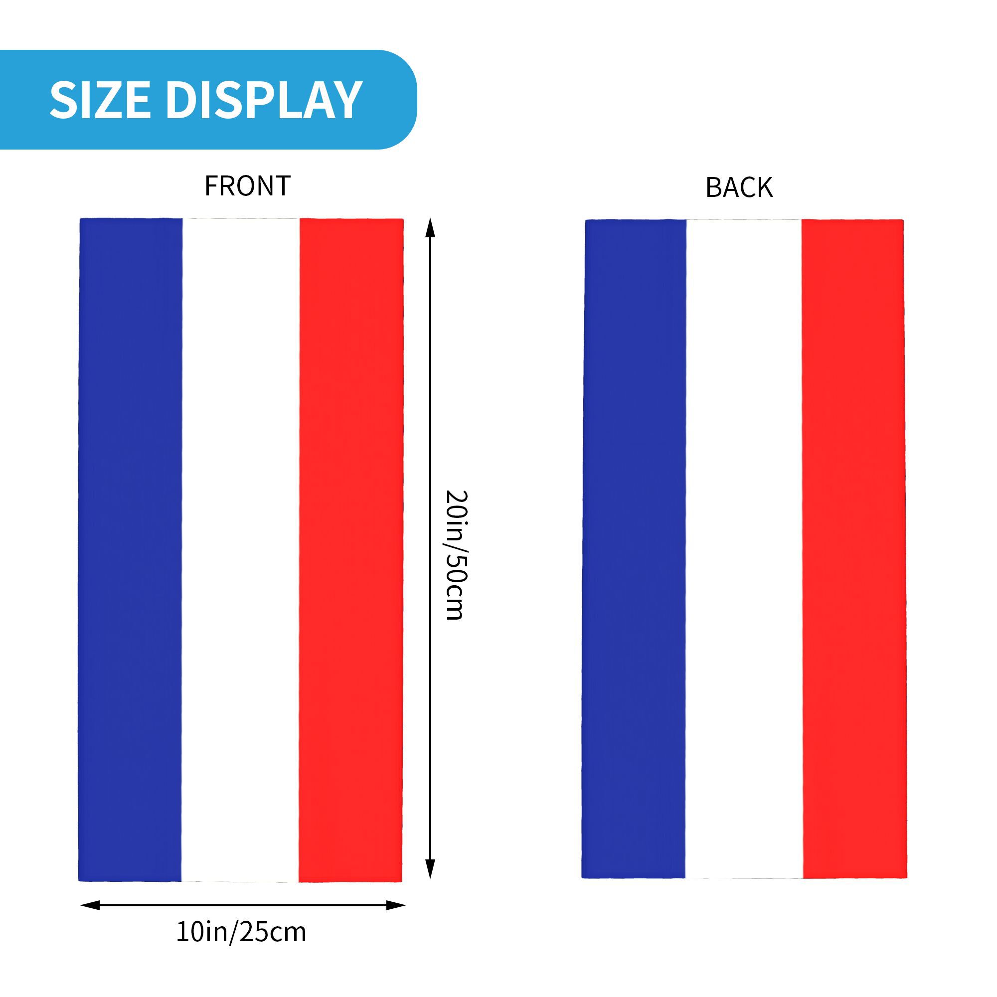 Custom French Flag France Band - đánh giá và giá Neck Gaiter Fleece