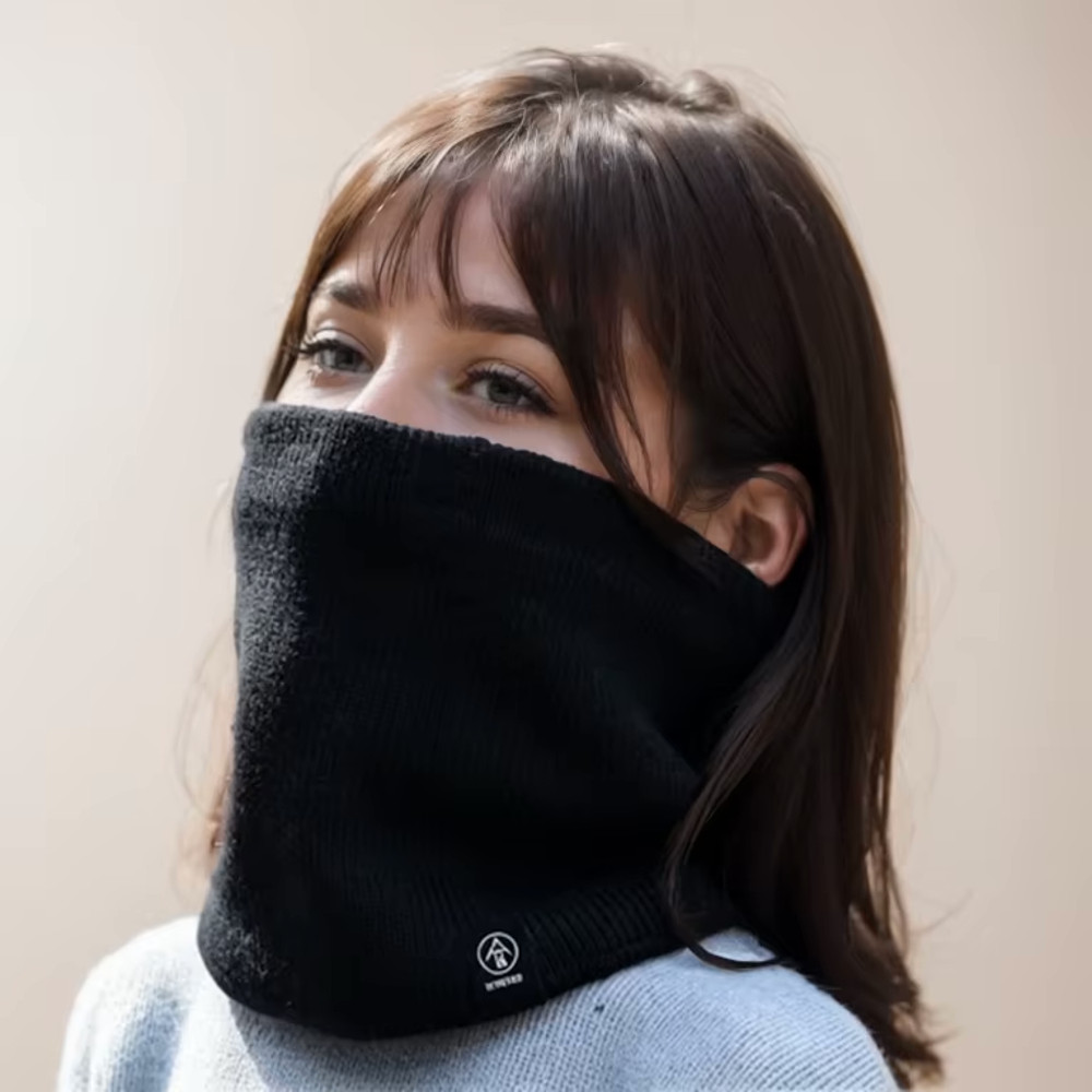 Thick Knit Neck Warmer Fleece  - đánh giá và giá Neck Gaiter Fleece