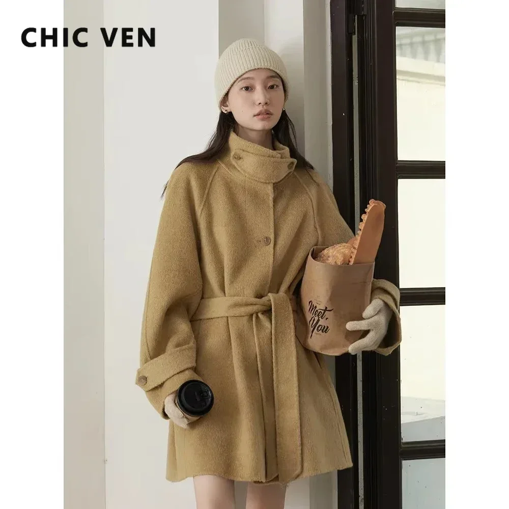 CHIC VEN Korean Women Woolen C - đánh giá và giá Wool Coat Peacoat