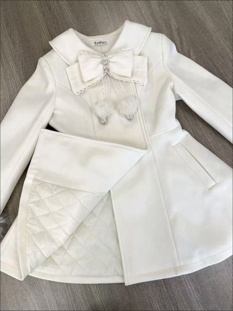 Japanese Autumn Winter Elegant - đánh giá và giá Wool Coat Peacoat