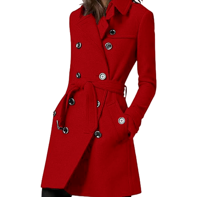Women's Trench Coat Wool Blend - đánh giá và giá Wool Coat Peacoat